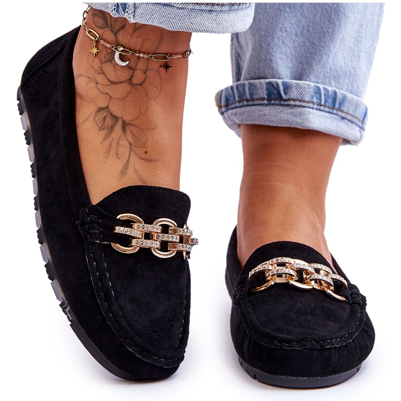 Naisten mokkahousut, musta Sorento