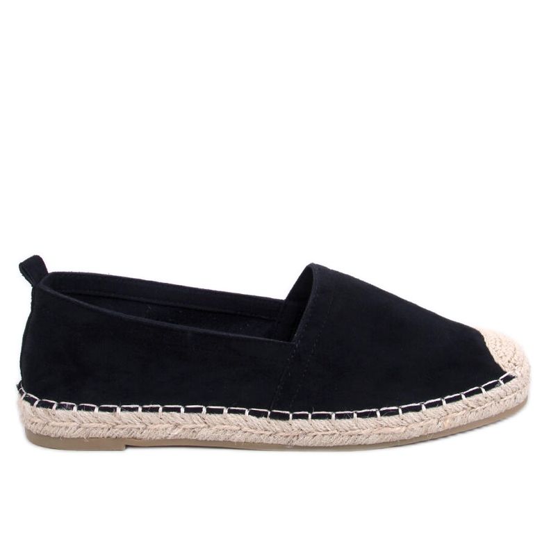 Zahn Black naisten espadrillit musta