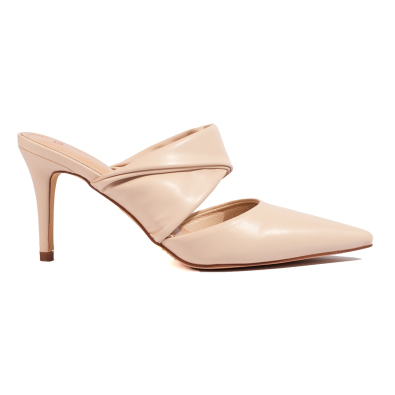 Shelovetin beige-korkoiset sandaalit