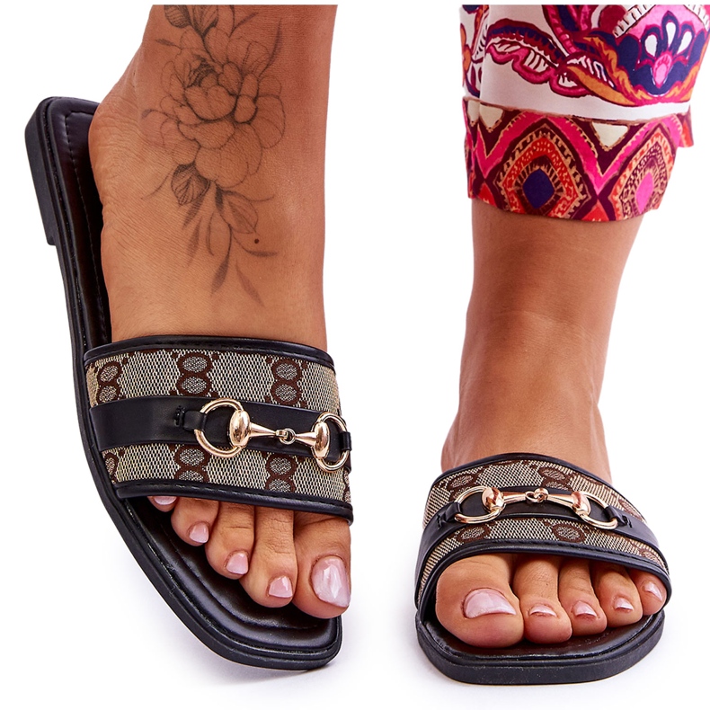 FG1 Klassiset tasakorkoiset mustat Marlene