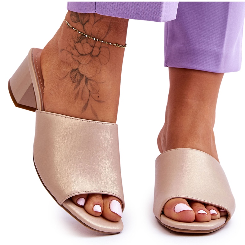 Tyylikkäät Smooth Tossut Sergio Leone KL317 Beige