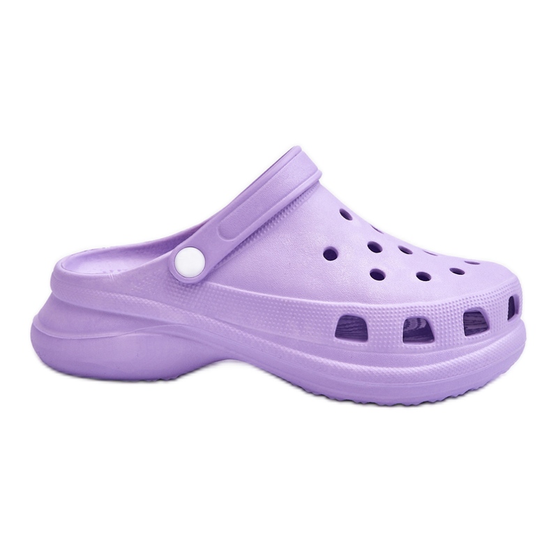 PG2 Crocs Foam -muulit, joissa on paksut pohjat Purppura Katniss violetti