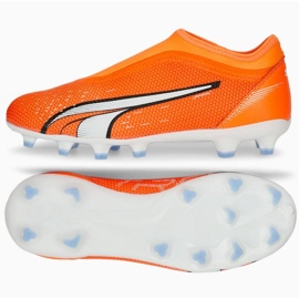 Puma Ultra Match Ll FG/AG 107229 01 jalkapallokengät oranssi appelsiinit ja punaiset