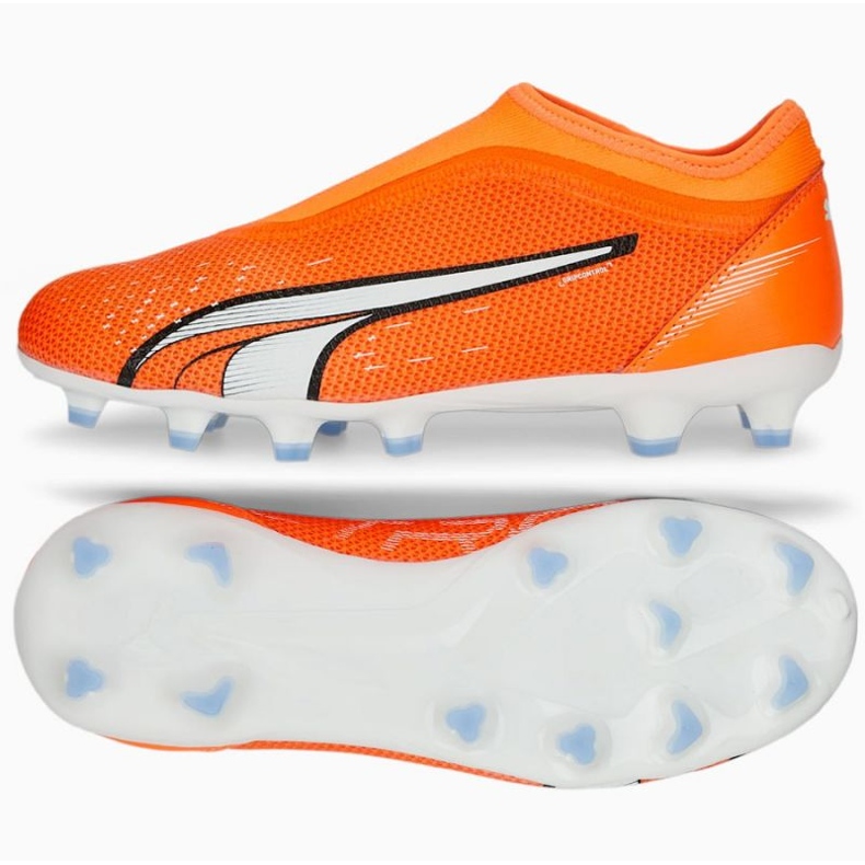 Puma Ultra Match Ll FG/AG 107229 01 jalkapallokengät oranssi appelsiinit ja punaiset