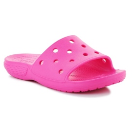 Crocs Classic Slide 206121-6ub Flip-Flops vaaleanpunainen Crocs Classic Slide 206121-6ub Flip-Flops vaaleanpunainen