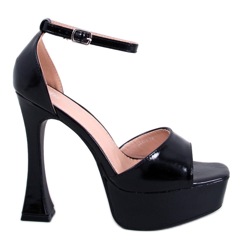 Alusta sandaalit Akiva Black musta