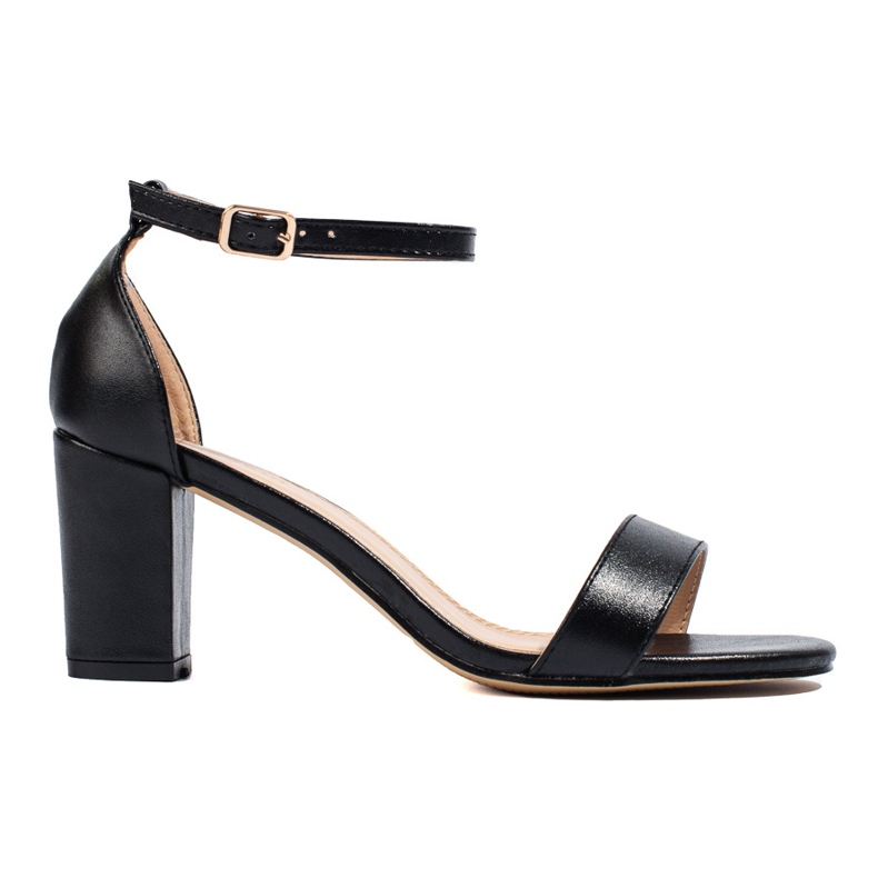 Shelovet mustakorkoiset sandaalit