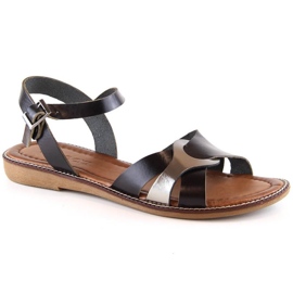 Litteät sandaalit Potocki W RS64012 mustat Litteät sandaalit Potocki W RS64012 mustat