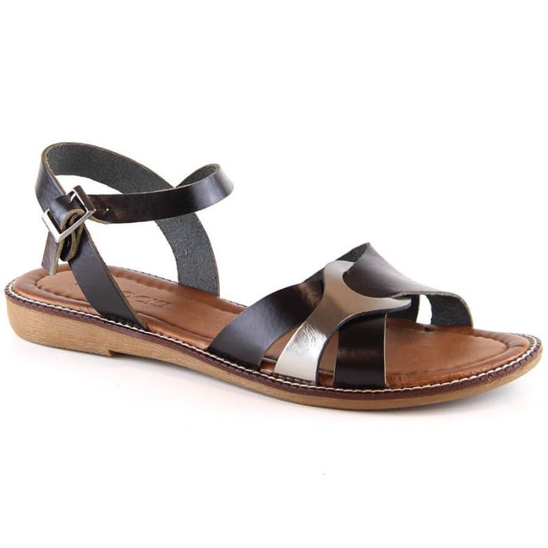 Litteät sandaalit Potocki W RS64012 mustat Litteät sandaalit Potocki W RS64012 mustat