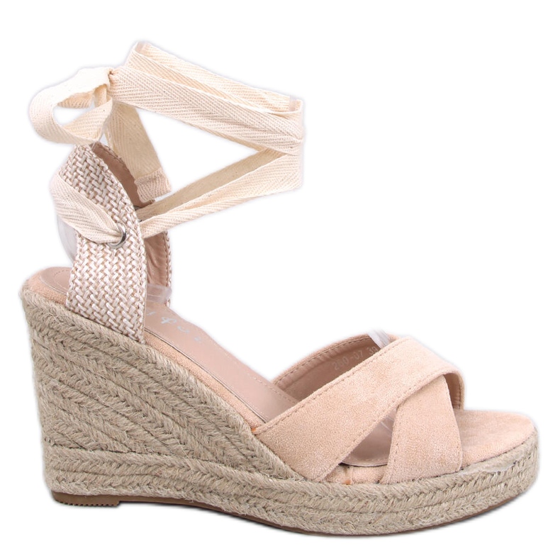 BM Ronny Beige wedge espadrillit