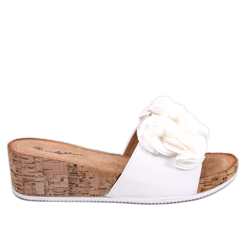 BM Peluso Whiten kukkasandaalit valkoinen