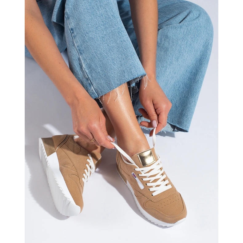 Shelovet naisten beige-urheilukengät