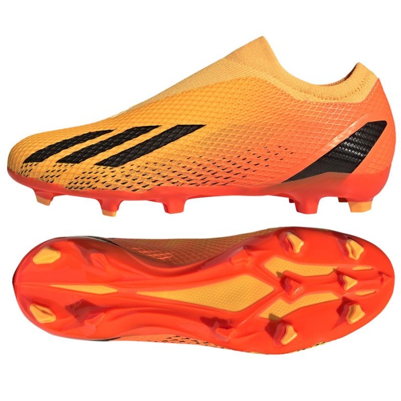 Adidas X Speedportal.3 Ll Fg M GZ5067 jalkapallokengät oranssi appelsiinit ja punaiset