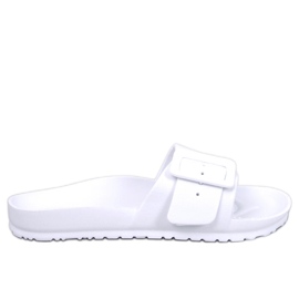 BM Kumiliukuja Romero White -soljella valkoinen