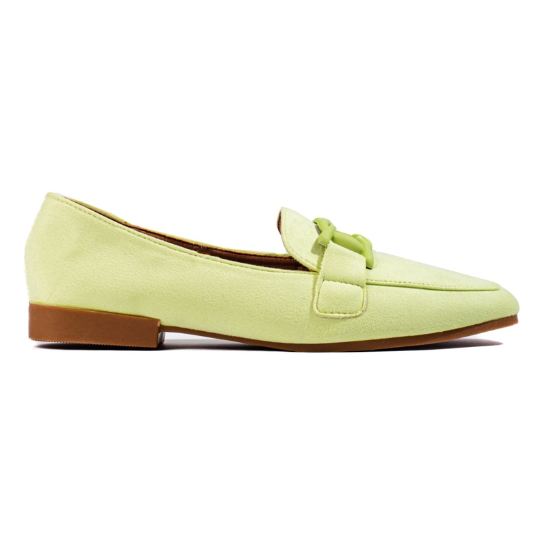 Naisten vihreät Shelovet mokkasiinit