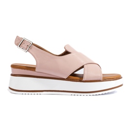 Naisten mukavat Vinceza-matalat sandaalit beige