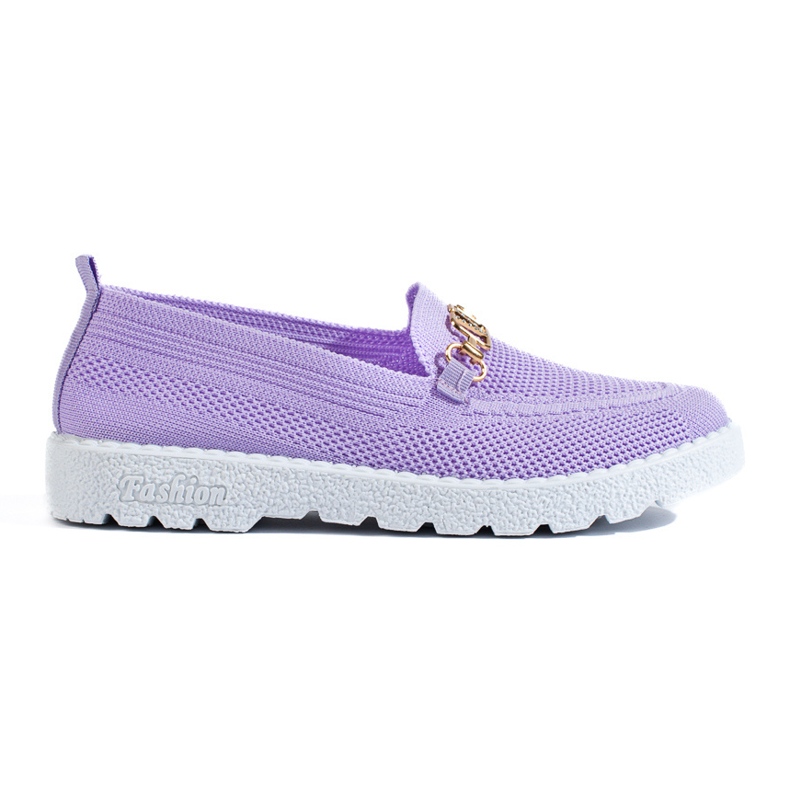 Shelovetin lila harjakattoiset loaferit violetti