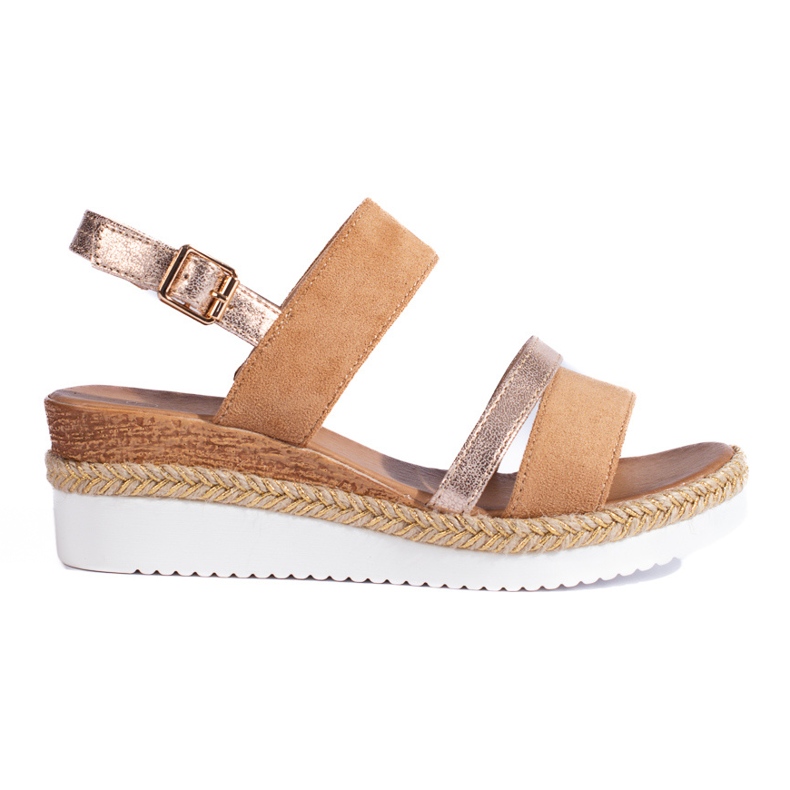 Naisten ruskeat Shelovet-kiila sandaalit