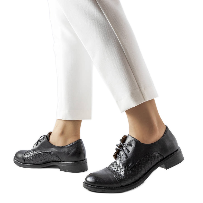 Beige brogues LS5379 Taupe musta