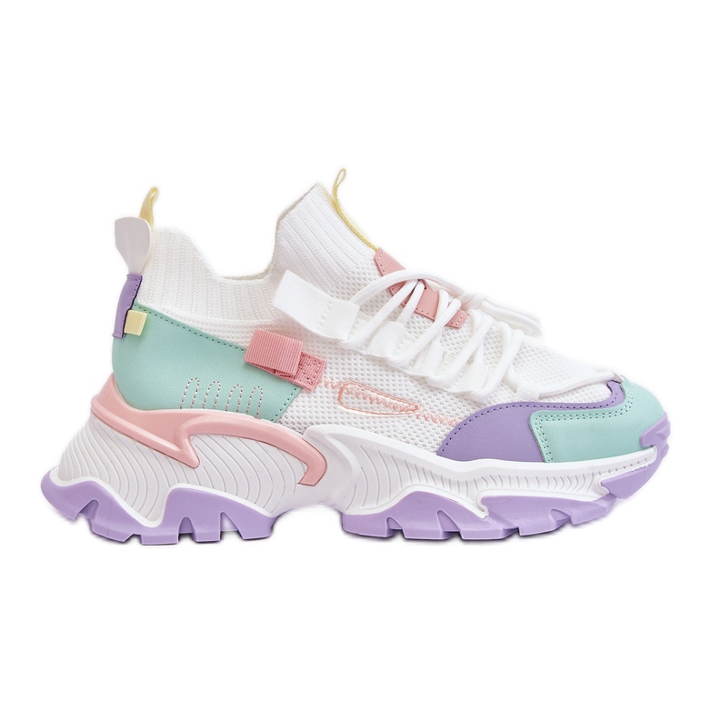 PS1 Naisten Slip-on-lenkkarit, valkoinen/violetti Keaton