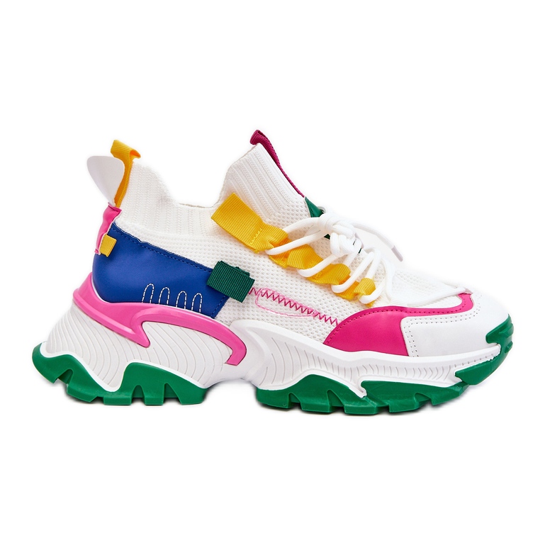 PS1 Naisten Slip-on-lenkkarit valko-vihreä Keaton valkoinen