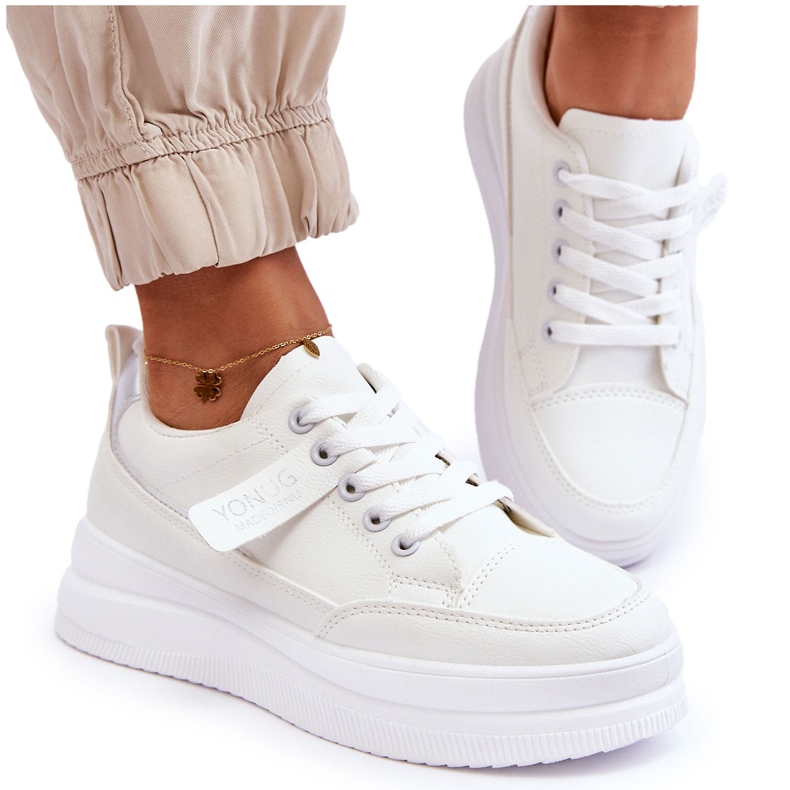 Klassiset naisten urheilukengät Valkoinen Ronesha