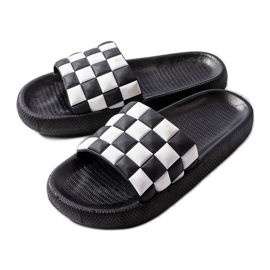 Mustat kumitasoiset tossut Eliniltä