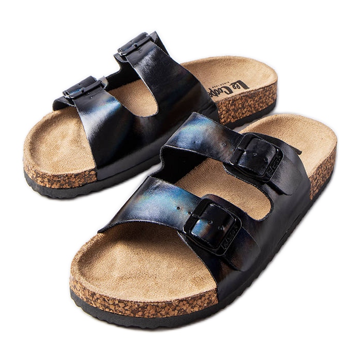 Lee Cooperin LCW-22-35-1154L mustat korkiset soljet