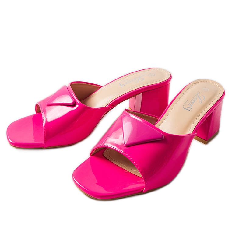 Vaaleanpunaiseksi lakatut Branch-pylvään liukusäätimet vaaleanpunainen