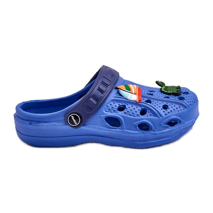 Lasten vaahtomuovi kevyet Crocs Slides Blue Makeiset sininen