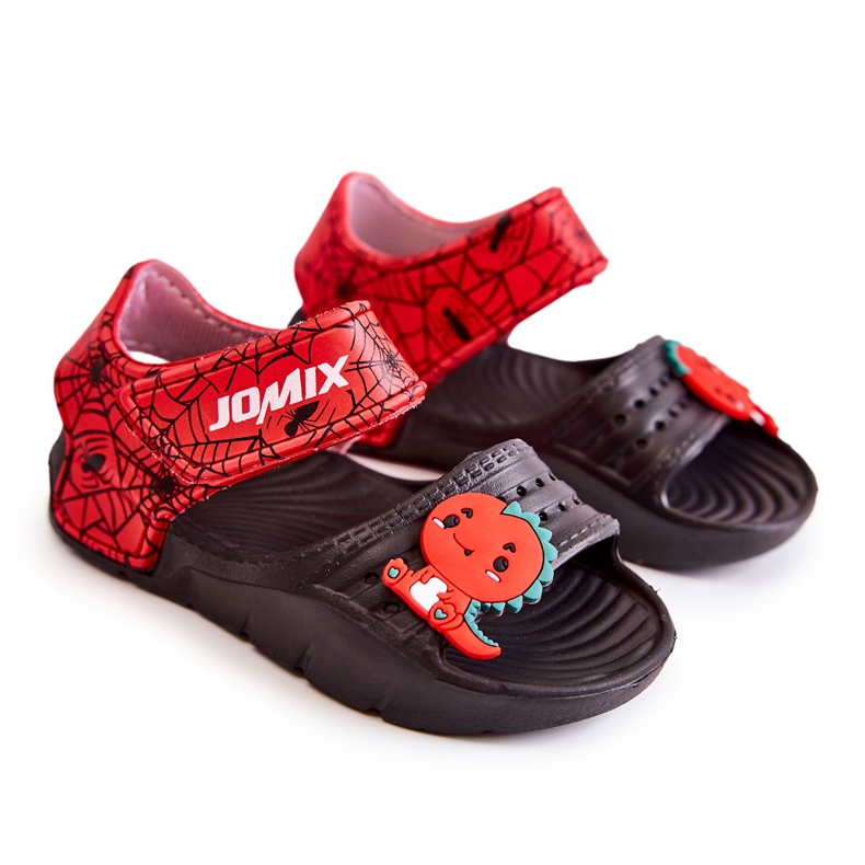 Vaahtomuovi Lasten sandaalit Tarranauhalla Musta Asti