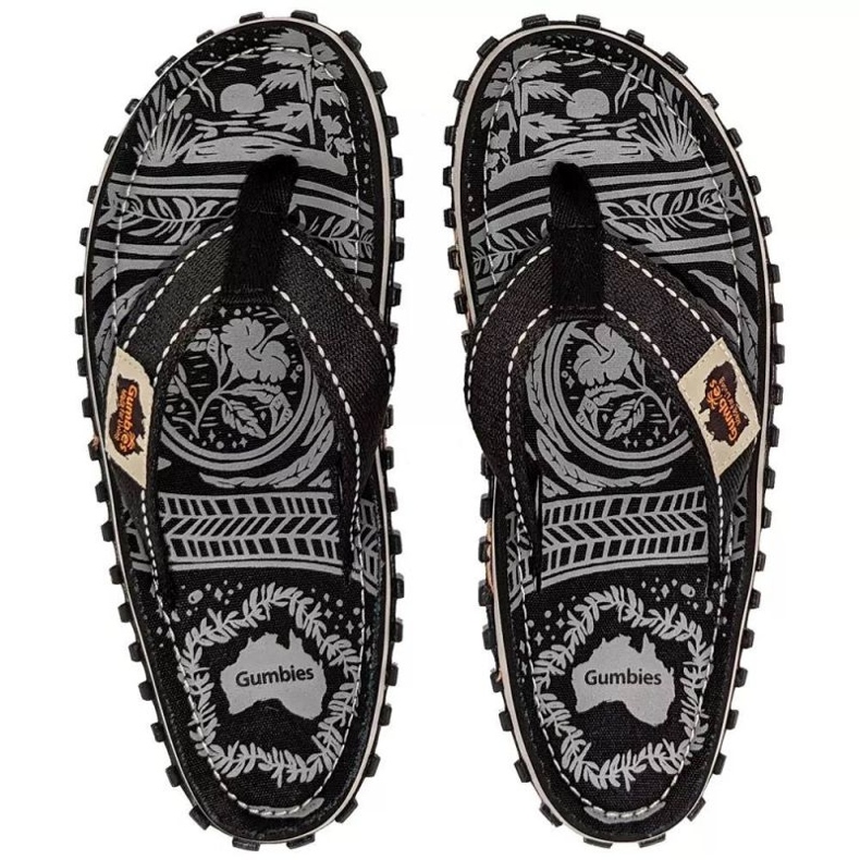 Gumbies Midnight Flip Flops GU-FFISL108 musta