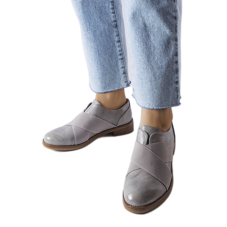 Harmaa kengät LS5379 Harmaa