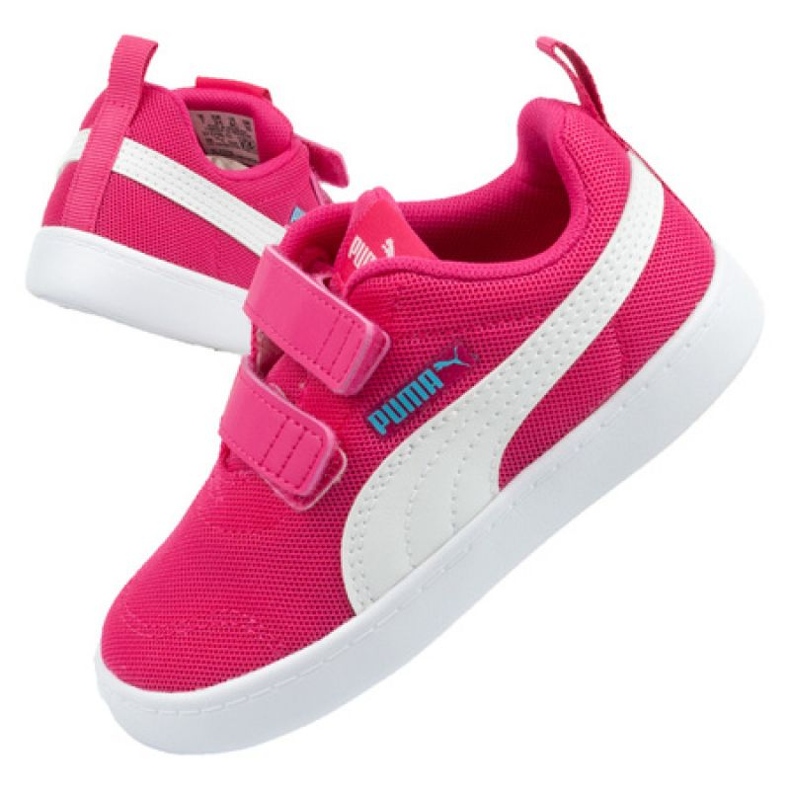 Puma Courtflex Jr 371759 11 kenkiä vaaleanpunainen
