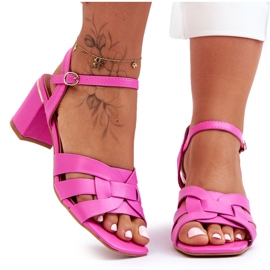 PG1 Klassiset Pink Misty High Heel sandaalit vaaleanpunainen