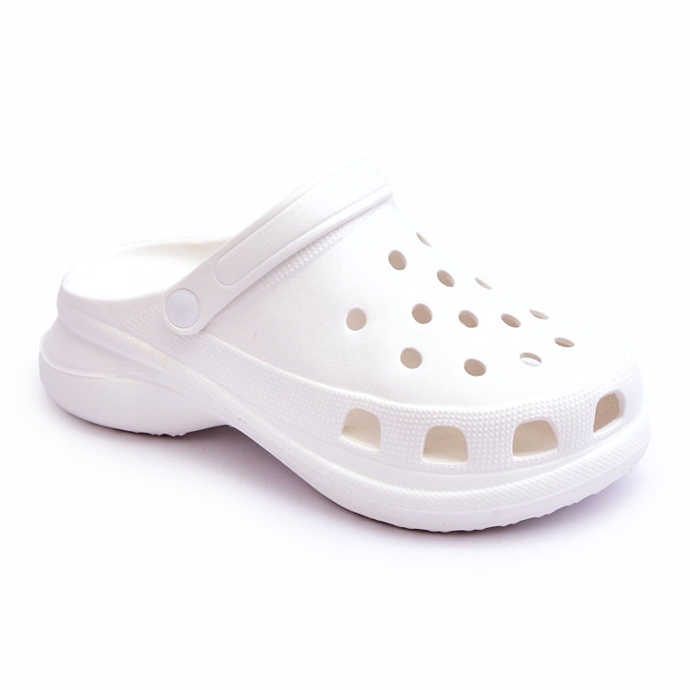 Vaahto Tossut Crocs On A Chunky Sole Valkoinen Katniss