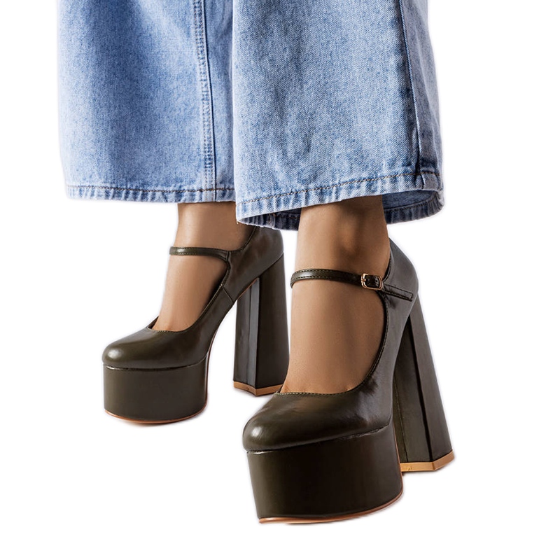 Colle vihreät korkokengät