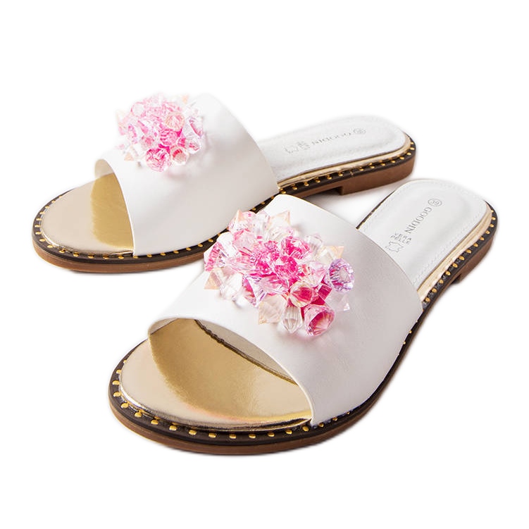 Inna Valkoiset tossut Lowa-kiteillä valkoinen