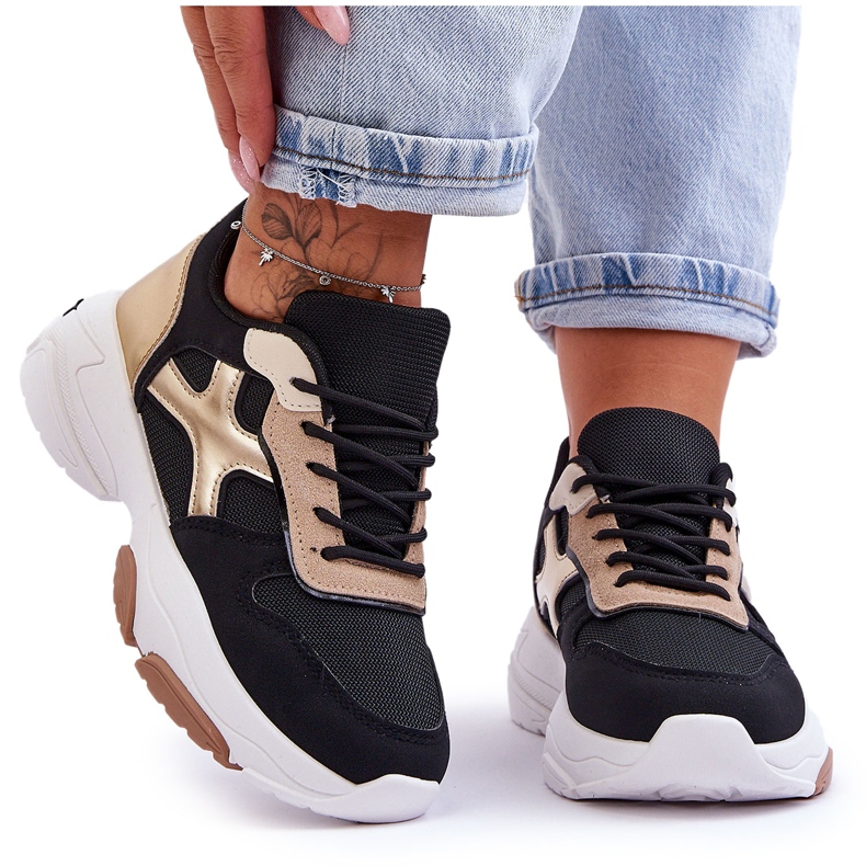 PS1 Naisten nauhalliset tennarit, mustat Cortes