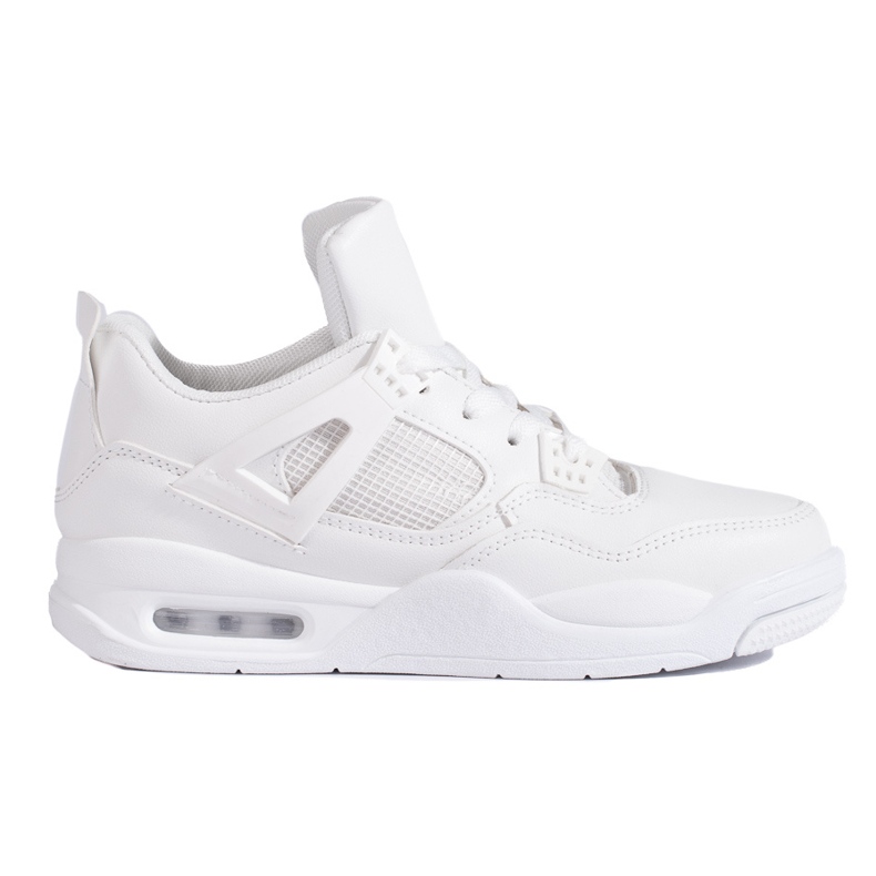 Shelovetin valkoiset lenkkarit paksulla pohjalla valkoinen