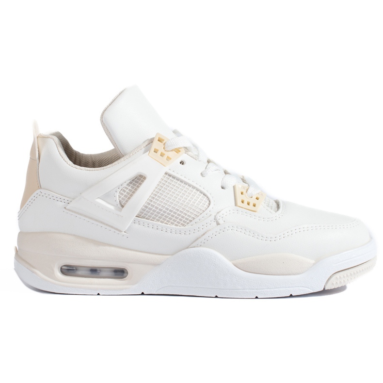 Shelovetin valkoiset lenkkarit paksulla pohjalla valkoinen