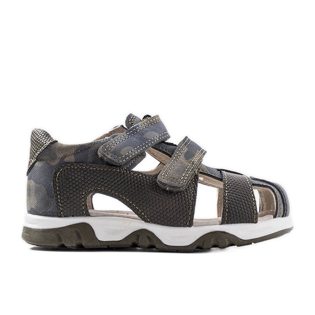 Millardin vihreät sandaalit nahkaisella pohjallisella