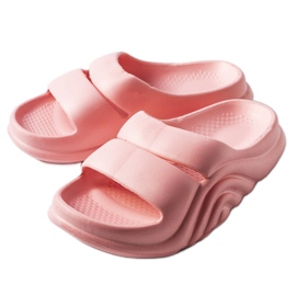 Geneven vaaleanpunaiset kumitossut vaaleanpunainen