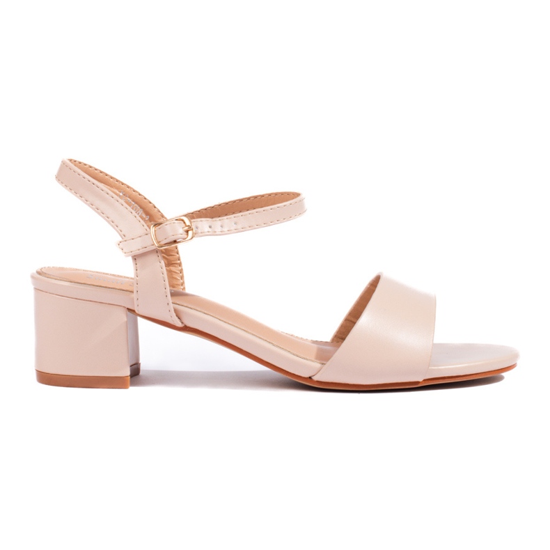 Naisten kermanväriset sandaalit Shelovet-postissa beige