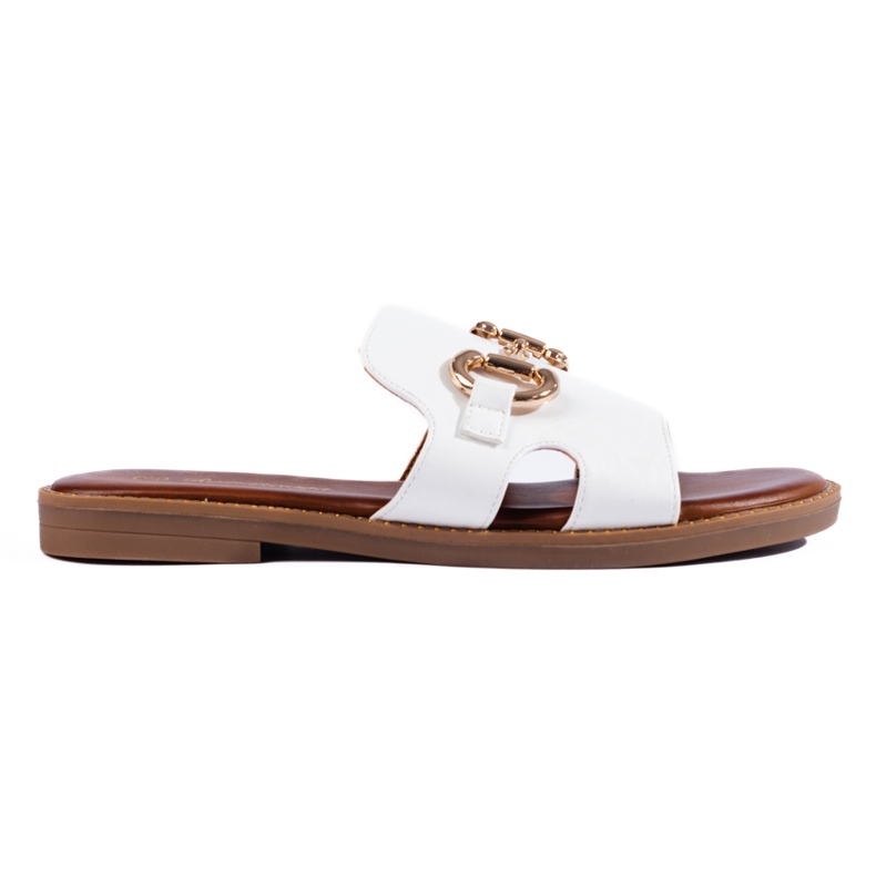 Shelovet naisten valkoiset klassiset tossut valkoinen