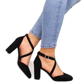 Sandaalit pylväässä Sergio Leone W SK248A musta