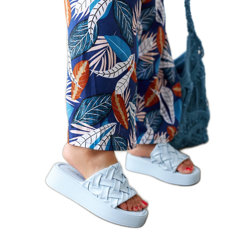 Espositon siniset alustasandaalit sininen