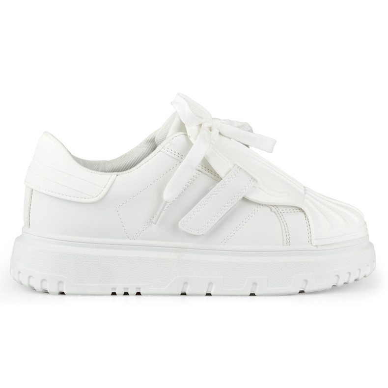 Muodikkaat valkoiset naisten urheilukengät valkoinen