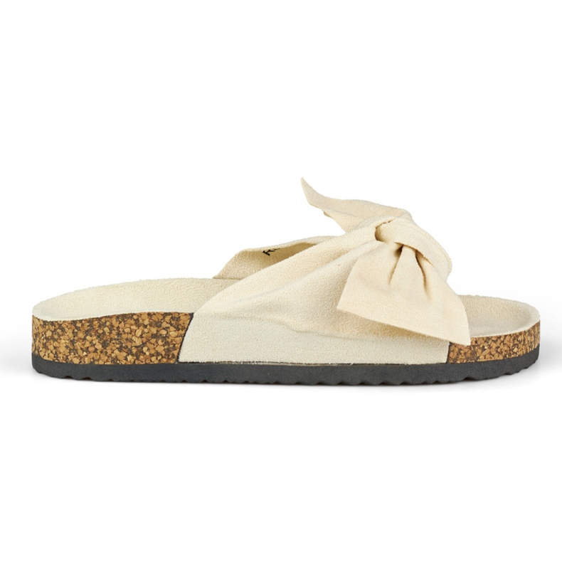 Klassiset beigenväriset liukusäätimet rusetilla