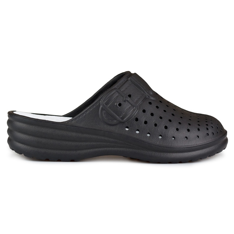 Mukavat naisten varvastossut, joissa peitetyt sormet mustat